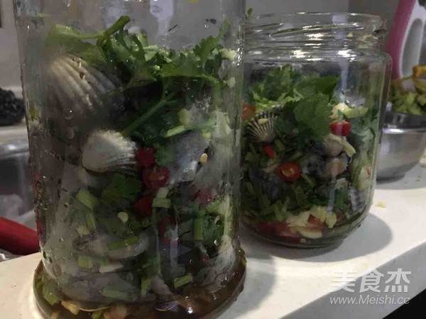 生腌血蛤的做法步骤:4