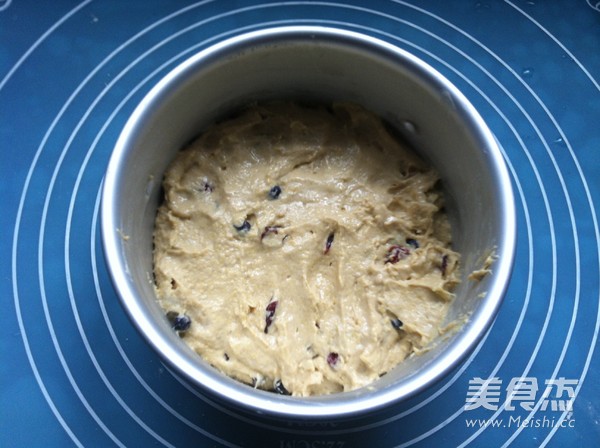 莜麦红糖莓干发糕的做法步骤:6