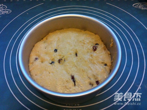莜麦红糖莓干发糕的做法步骤:7