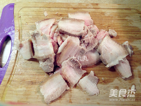回锅肉的做法步骤:3