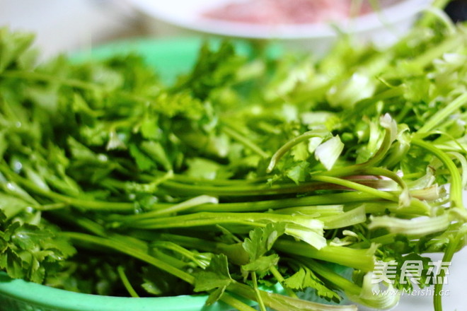 芹菜馅煎饺的做法步骤:4