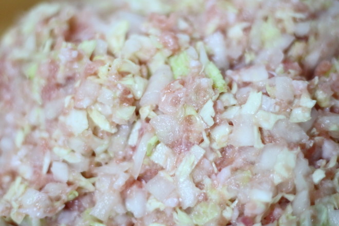 猪肉大白菜馅饺子的做法步骤:4