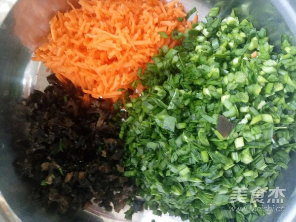 饺子皮素食锅贴的做法步骤：10