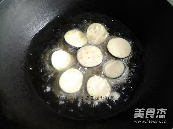 肉末茄盒的做法步骤：8