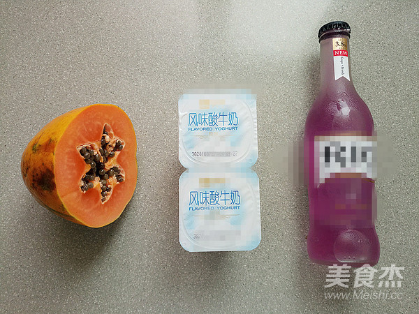 木瓜酸奶冰棍的做法步骤：1