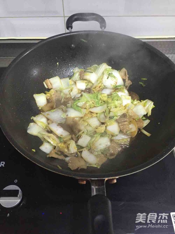 醋溜白菜的做法步骤：8