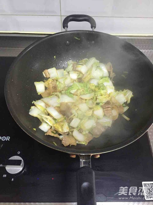 醋溜白菜的做法步骤：7