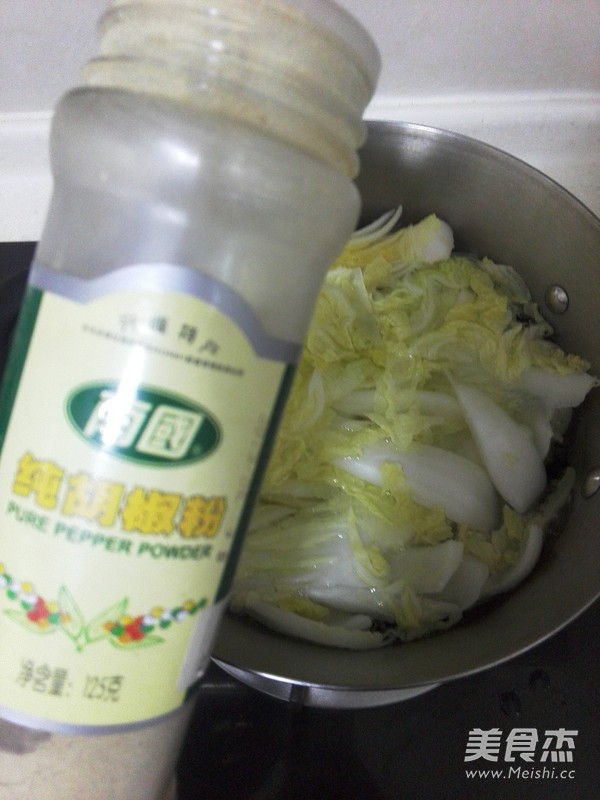 娃娃菜清汤的做法步骤：4
