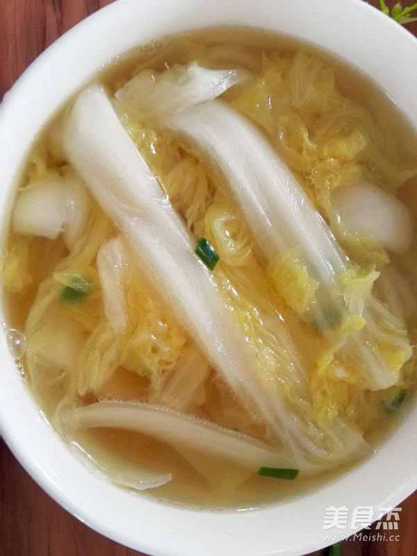 娃娃菜清汤的做法步骤：6