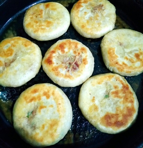 五香油酥肉火烧的做法步骤:11