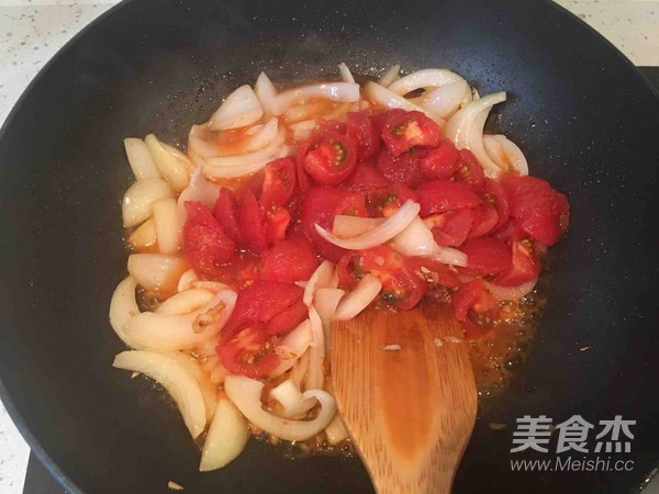番茄鸡丝意大利面的做法步骤:12