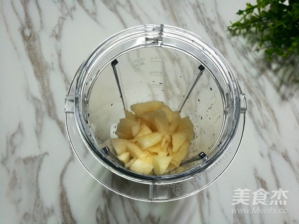 柠檬梨汁奶昔的做法步骤:5