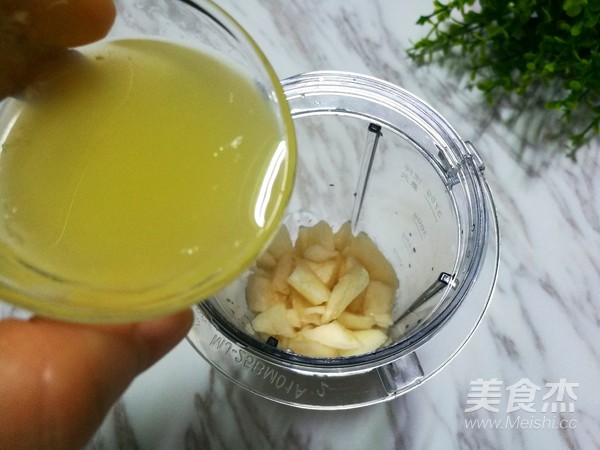 柠檬梨汁奶昔的做法步骤:6