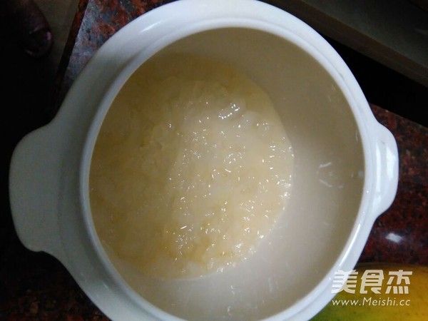 木瓜炖雪蛤的做法步骤：3
