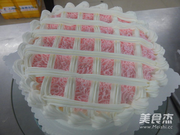 裱花蛋糕的做法步骤：4