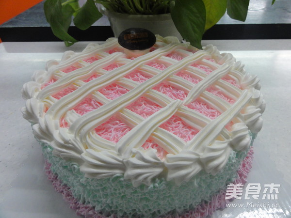 裱花蛋糕的做法步骤：8