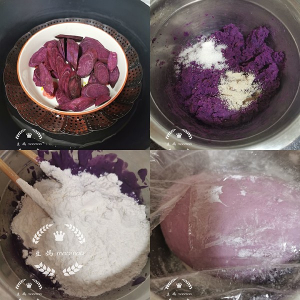 考拉白芸豆沙包的做法步骤：1