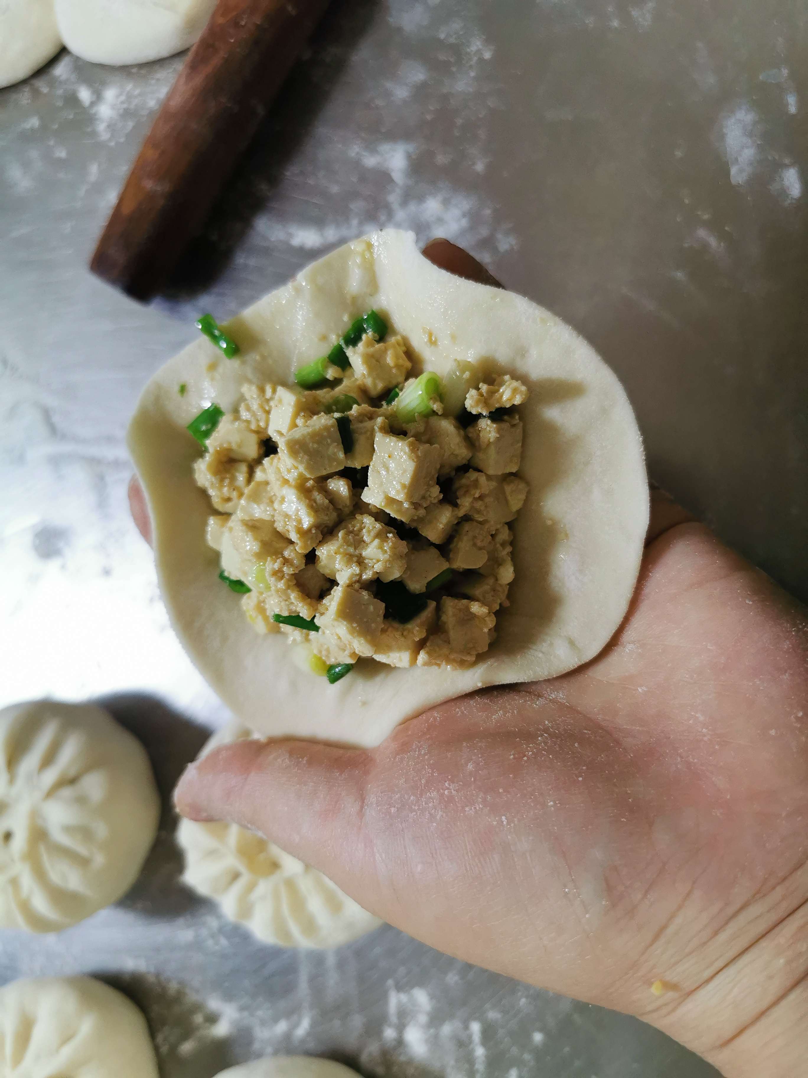 豆腐包子的做法步骤：13
