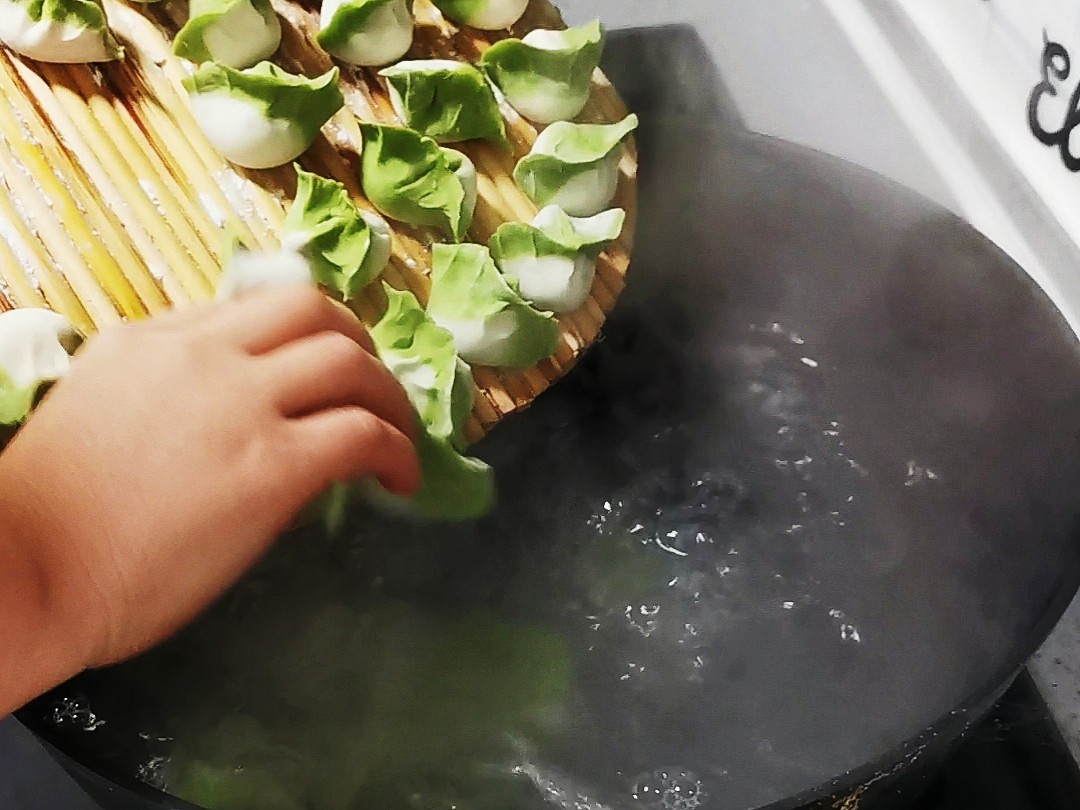 手把手教你从和面、调馅到出锅,让你把饺子做成吃不起的样子的做法步骤:16