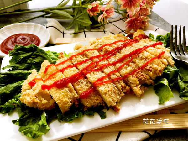 香酥鸡排的做法步骤:8