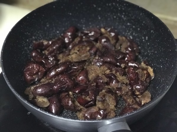 红枣核桃糕(低糖低油版)的做法步骤:4