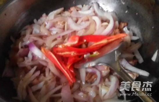 洋葱炒肉的做法步骤:9