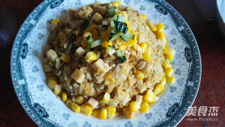 炒饭+小蛋包饭的做法步骤:9