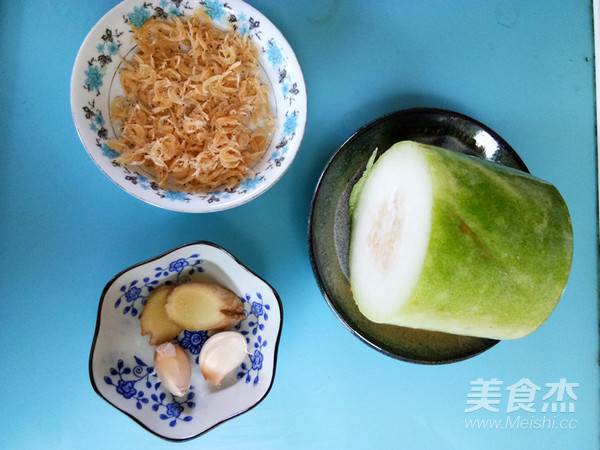 虾皮冬瓜汤的做法步骤：1