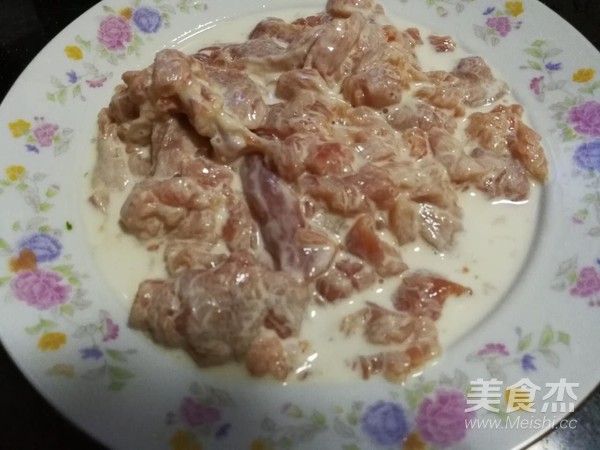 锅包肉的做法步骤:5