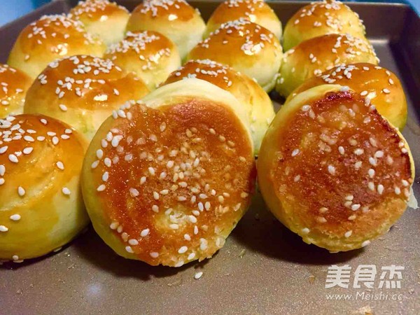 韩国脆底小面包的做法步骤:16