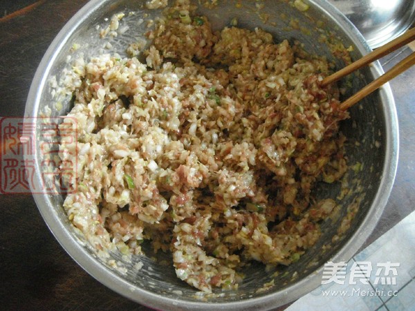 猪肉白菜水饺的做法步骤：5