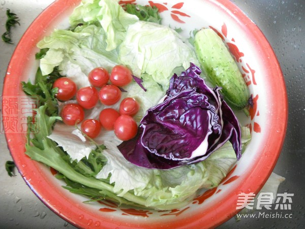 爽口东北大拌菜的做法步骤：1