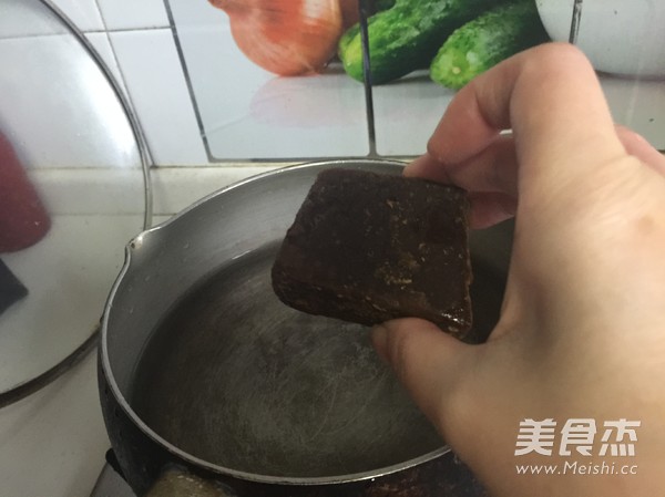玫瑰糖水芋艿的做法步骤:5