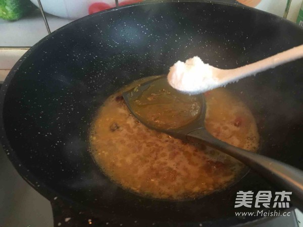 蟹粉豆腐的做法步骤：9