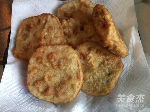 炸藕夹的做法步骤:11