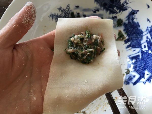 荠菜鲜肉小馄饨的做法步骤：5