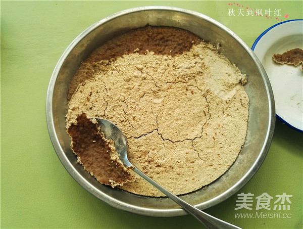 儿时的记忆-香油豆沙馅绿豆糕的做法步骤：3