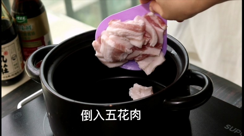 白菜猪肉炖粉条的做法步骤：2