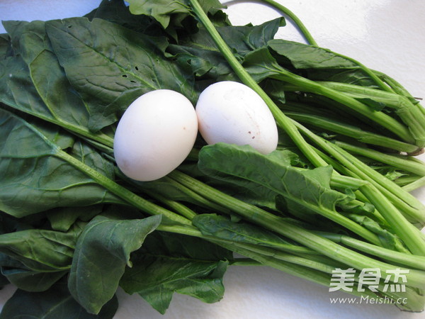 菠菜鸡蛋汤的做法步骤：1