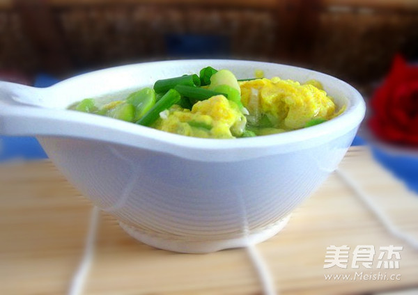蚕豆米鸡蛋汤的做法步骤:10