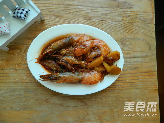 火靠大虾的做法步骤:7