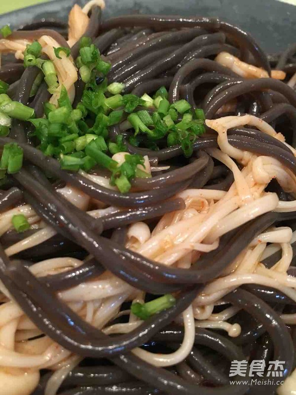 酸辣凉拌葛根粉的做法步骤:9