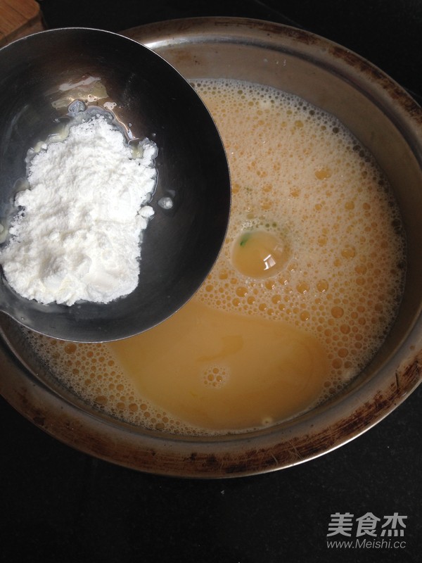 菠菜鸡蛋糕的做法步骤：4