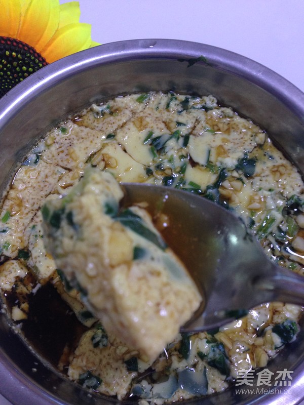菠菜鸡蛋糕的做法步骤：7