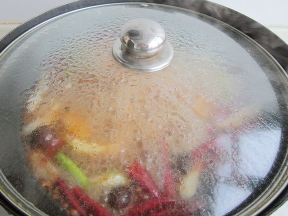大盘鸡火锅的做法步骤:13