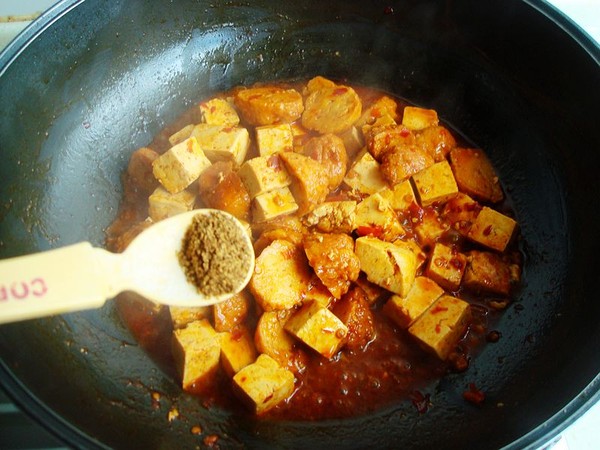 鱼丸烧豆腐的做法步骤:8