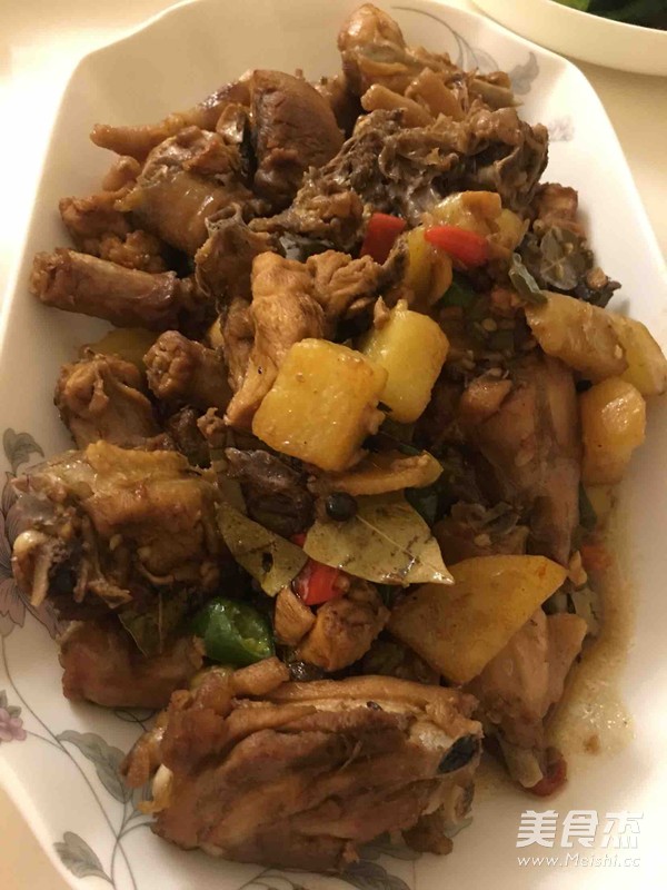 小鸡炖土豆的做法步骤:7