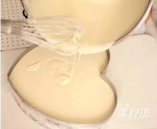 8寸心形芝士慕斯蛋糕的做法步骤：16