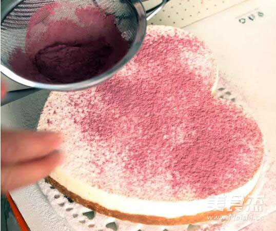 8寸心形芝士慕斯蛋糕的做法步骤：20