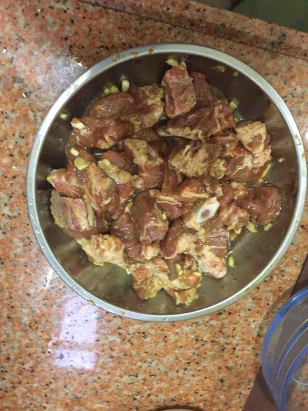 蒜蓉蒸排骨的做法步骤：3